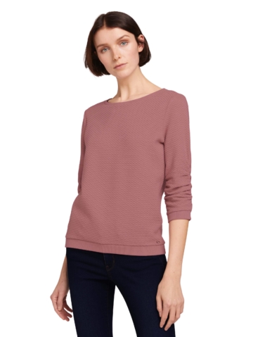 Tom Tailor Denim Pullover Structured Rose