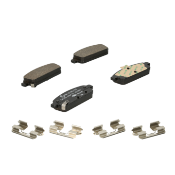 Bremsbelagsatz, Scheibenbremse | ATE, Breite: 116,5 mm, Ergänzungsartikel/Ergänzende Info: mit Zubehör Höhe: 42,7 mm