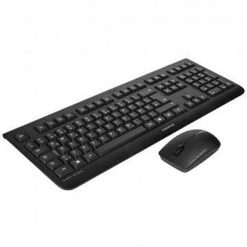 Cherry DW 3000 - Tastatur und Maus Set - kabellos - Schwarz