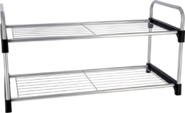 Decorlife Schuhregal 2 Schichten - 63x30x32cm