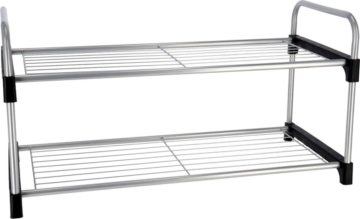 Decorlife Schuhregal 2 Schichten - 63x30x32cm