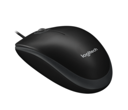Logitech B100 - Kabelmaus - schwarz