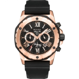 Bulova Marine Star Herrenchronograph in Schwarz 98B104