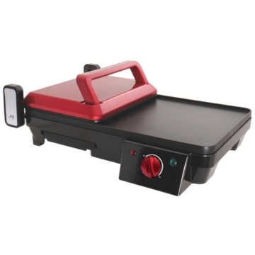 HomeVero Elektrogrill - Doppelte Oberfläche - mit Antihaftbeschichtung - 2000W