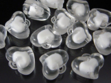 Anhänger Herz, 21 x 18 mm, Kunststoff