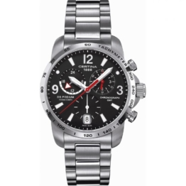 Certina DS Podium GMT Herrenchronograph in Silber C0016391105700