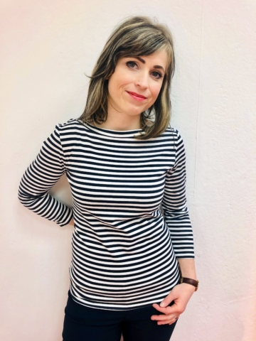 Street One Langarmshirt Printed Stripe