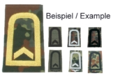 1 Paar Feldwebel Rangschlaufe 2,25€/Stück