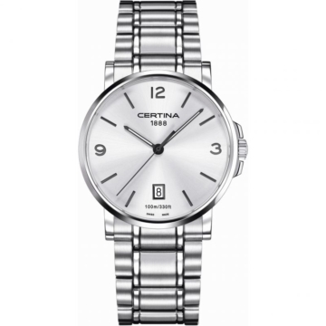 Certina DS Caimano Gent Herrenuhr in Silber C0174101103700