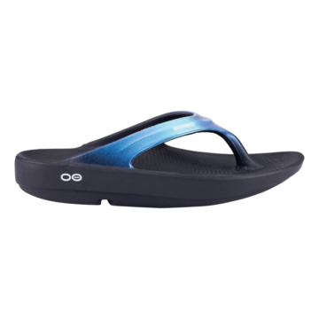 OOFOS Oolala Luxe Recoveryschuhe Damen - Schwarz, Blau, Größe 37
