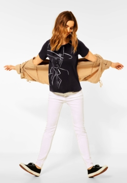 Street One Shirt Partprint Foil Girl