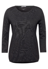 Cecil Langarmshirt Mini Stripes