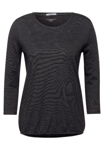 Cecil Langarmshirt Mini Stripes