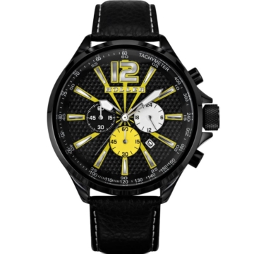 Holler Psychedelic Herrenchronograph in Schwarz HLW2280-7
