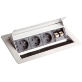 Steckdosenleiste 3x VDE 2x RJ45 ohne Einbau