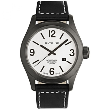 Glycine Incursore 46mm Herrenuhr in Schwarz 3874.91-LB9