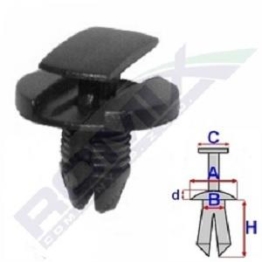 ROMIX Spreizniet OPEL,RENAULT,FIAT C60151 1609267280,1622749580,856553