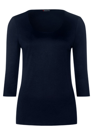 Street One Shirt Basic Pania navy