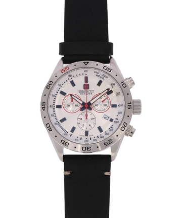 SWISS MILITARY HANOWA, Uhr "challenger Pro Chrono" in silber, Uhren für Herren