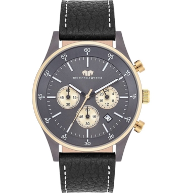 Rhodenwald & Söhne, Chronograph Goodwill in schwarz, Uhren für Herren