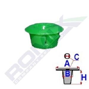 ROMIX Clip, Zier-/Schutzleiste BMW,SEAT C50871 51711932996,191853586D