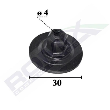 ROMIX Clip, Zier-/Schutzleiste VW,AUDI,SKODA C70543