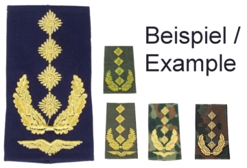 1 Paar General Luftwaffe Rangschlaufe 2,25€/Stück