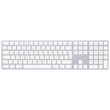 Apple Magic Keyboard (mit Ziffernblock) - Funktastatur - Silber