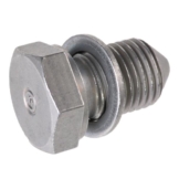 FEBI BILSTEIN Ölablaßschraube VW,AUDI,FORD 15374 N90813201,N90813202,68004313AA Verschlußschraube,Ölschraube,Verschlußschraube, Ölwanne N90813202