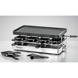 Rommelsbacher RC 1400 Raclette-Grill Aluminium-Gehäuse
