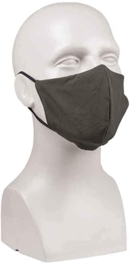 Mund- und Nasenmaske V-Shape PE/Elasthan oliv Restposten