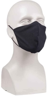 Mund- und Nasenmaske V-Shape PE/Elasthan schwarz Restposten