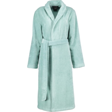 Cawö Home Damen Bademantel Schalkragen 836 - Farbe: seegrün - 44