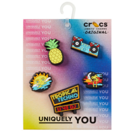 Crocs  Damenschuhe Tropical Techno DJ 5 Pack