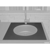 Dekton-Arbeitsplatte mit Ausschnitt, Fachboden