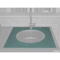 Dekton-Arbeitsplatte mit Ausschnitt, Fachboden