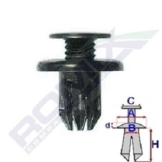 ROMIX Clip, Zier-/Schutzleiste BMW,HONDA,MINI 60002 07130702966,91512SX0003