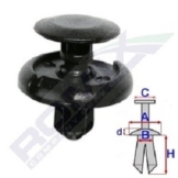 ROMIX Clip, Zier-/Schutzleiste HYUNDAI,TOYOTA,NISSAN B23143 91512SM4003,9046707164,0155309191  9046707164,0940907332,0940907334,9046707164