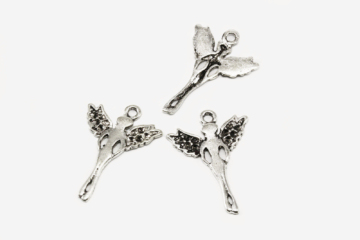 Anhänger Schutzengel, 23 x 16 mm, 5 Stück
