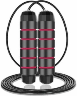 Professionelles Springseil mit Zusatzgewicht - Sport - Verstellbar - Beschwert - Rot - Erwachsene und Kinder - Springseil - Speedrope Konditionierung & Krafttraining - Heimübungen & Outdoor Fitness Artikel
