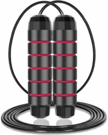 Professionelles Springseil mit Zusatzgewicht - Sport - Verstellbar - Beschwert - Rot - Erwachsene und Kinder - Springseil - Speedrope Konditionierung & Krafttraining - Heimübungen & Outdoor Fitness Artikel