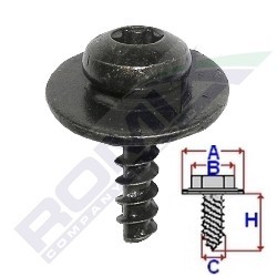 ROMIX Schraube VW,AUDI,SKODA C60460 N10354602,N10354602,N10354602  N10354602