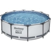 Steel Pro MAX Pool-Set, Ø 366cm x 100cm, Schwimmbad