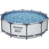 Steel Pro MAX Pool-Set, Ø 366cm x 100cm, Schwimmbad