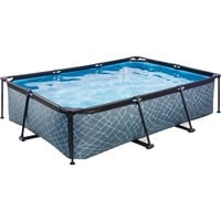 Stone Pool, Frame Pool 300x200x65cm, Schwimmbad