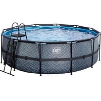 Stone Pool, Frame Pool Ø 427x122cm, Schwimmbad