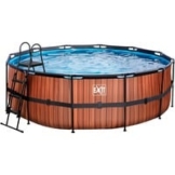 Wood Pool, Frame Pool Ø 427x122cm, Schwimmbad