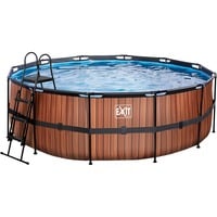 Wood Pool, Frame Pool Ø 427x122cm, Schwimmbad