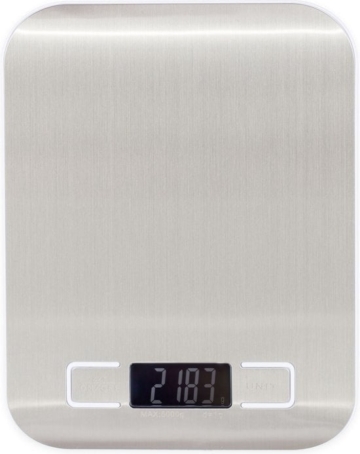 Nonna Küchenwaage digital - Küchenwaage aus Edelstahl - Max. 5 Kilogramm