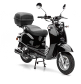 Nova Motors Retro Star 50 schwarz 25km/h mit Topcase